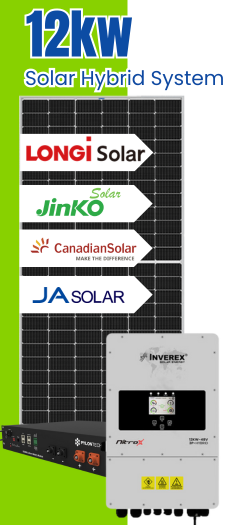 12KW HYBRID SOLAR SYSTEM