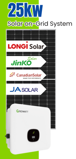 25KW ON-GRID SOLAR SYSTEM